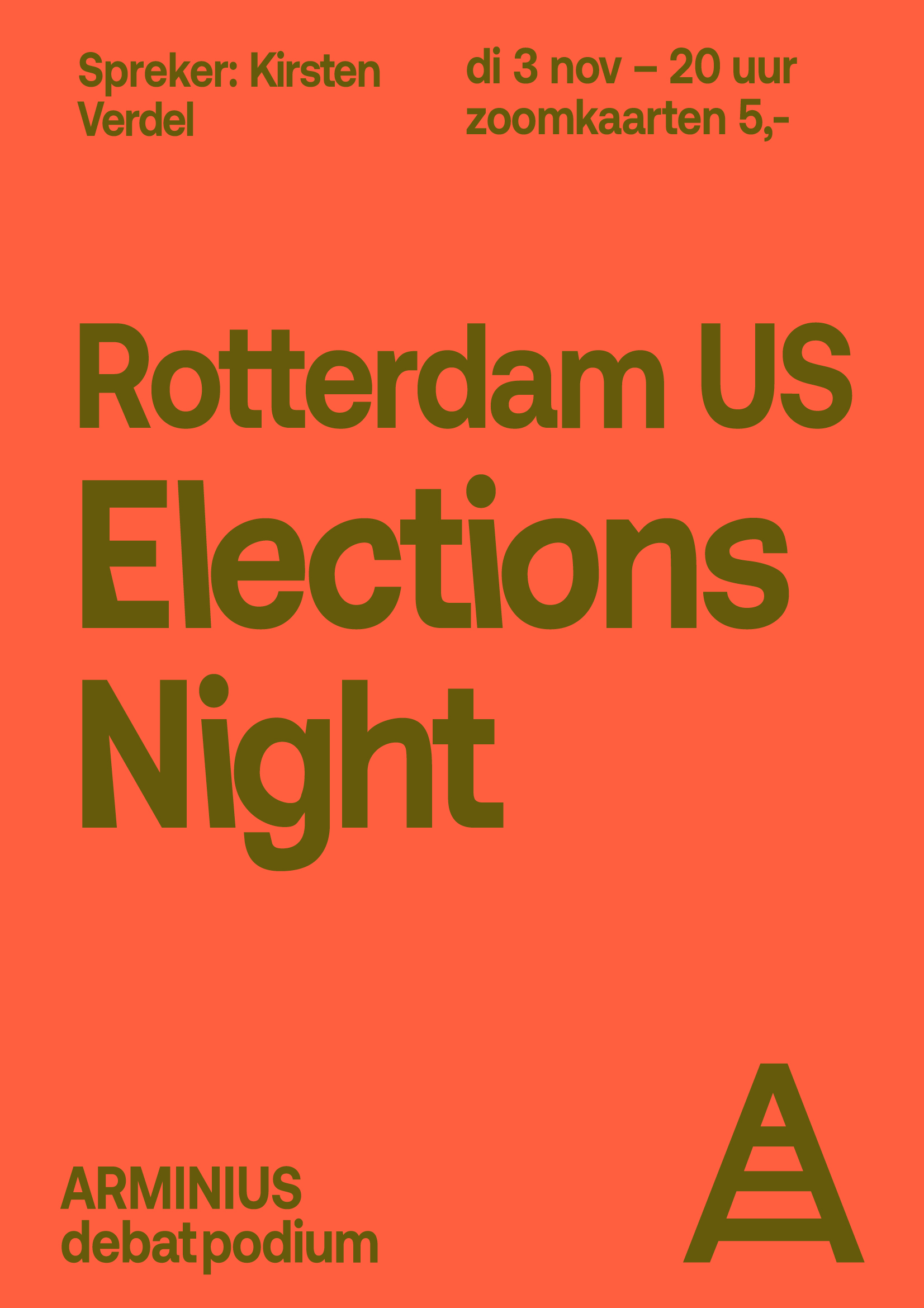 Video Rotterdam US Elections Night met Kirsten Verdel Arminius