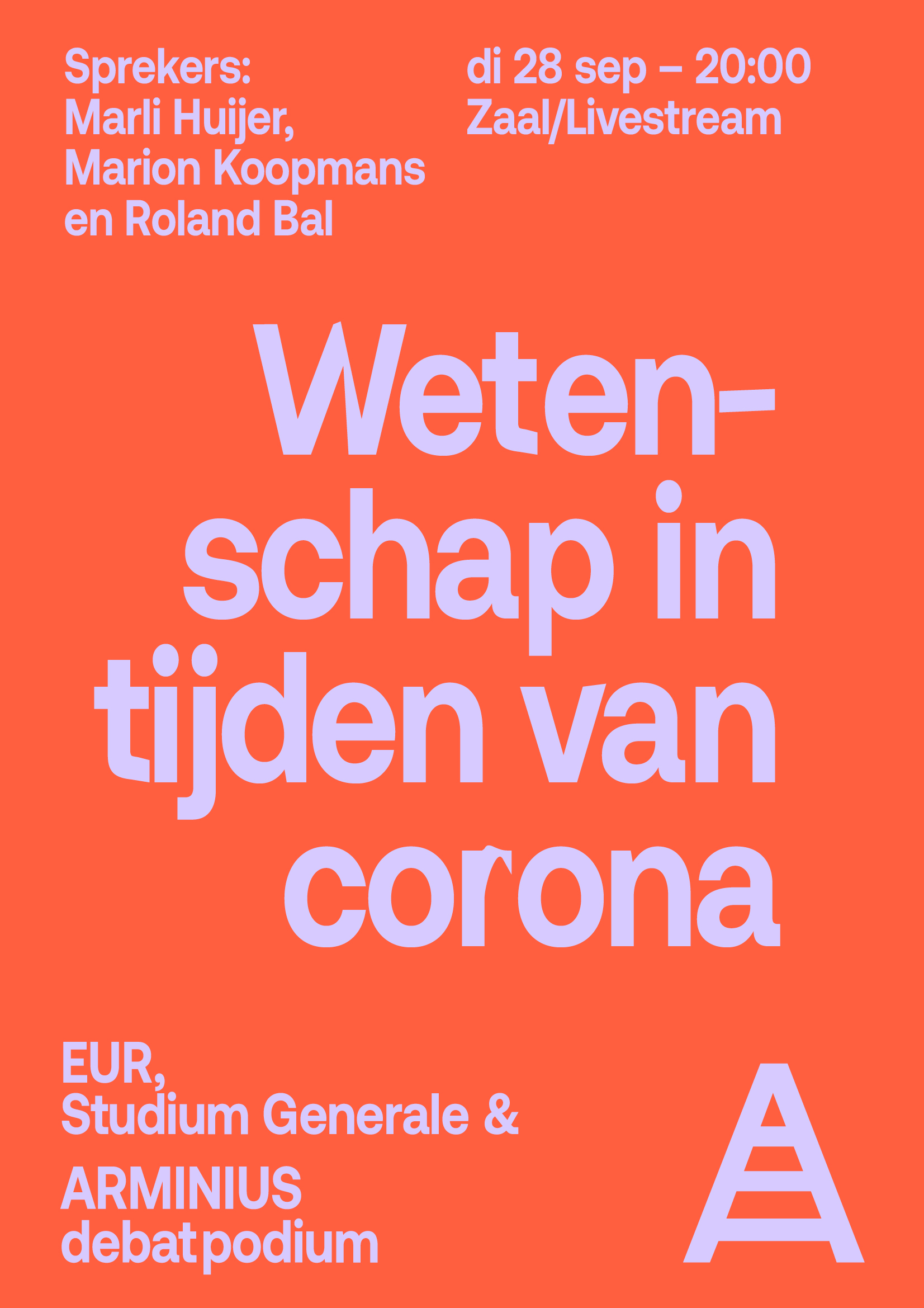 Wetenschap in tijden van corona dienaar